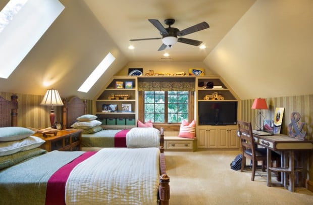 19 Smart Attic Bedroom Design Ideas (17)