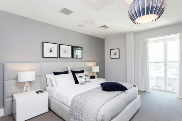 20 Beautiful Gray Master Bedroom Design Ideas