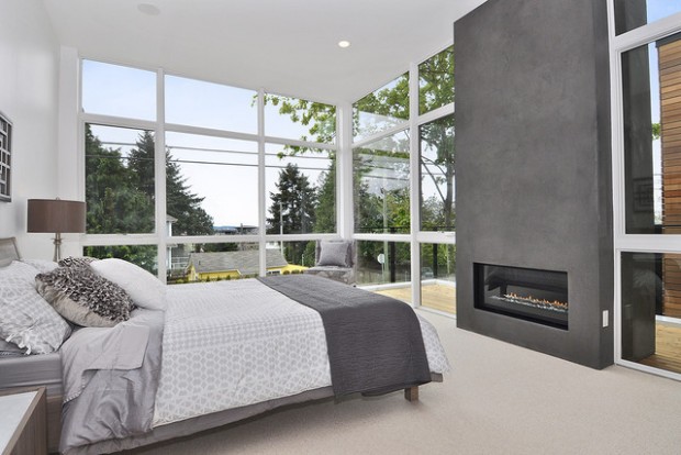 20 Beautiful Gray Master Bedroom Design Ideas  (17)