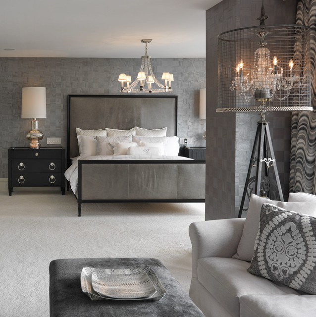 20 Beautiful Gray Master Bedroom Design Ideas