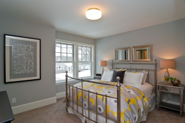 20 Beautiful Gray Master Bedroom Design Ideas  (8)