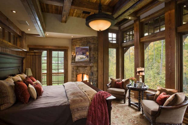 20 Cozy Rustic Bedroom Design Ideas (10)