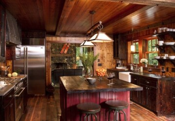 20 Cozy Rustic Kitchen Design Ideas - rustic kitchen, rustic, kitchen design, kitchen, cozy rustic