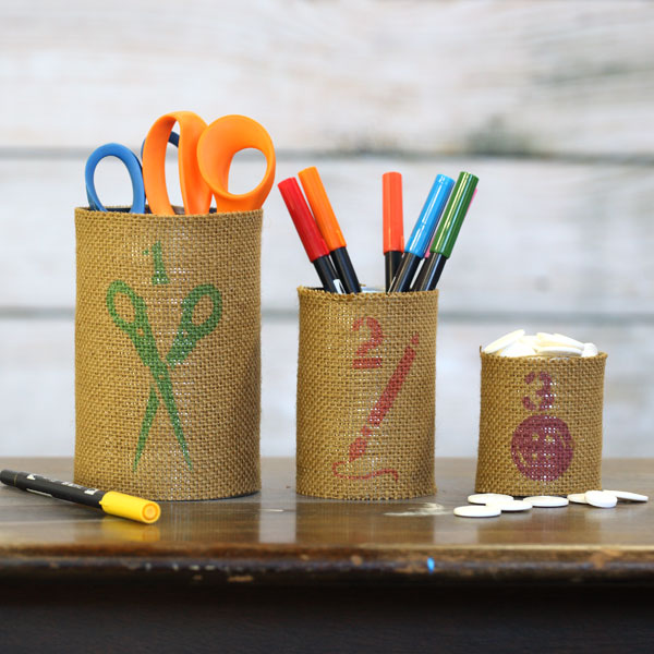 Source: www.ilovetocreate.com 20 Interesting and Useful DIY Burlap Projects (1)