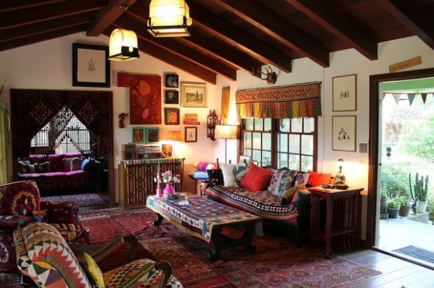 20 Stylish Boho Chic Living Room Design Ideas (5)