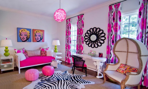 22 Pink Bedroom Design Ideas for Little Ladies (11)