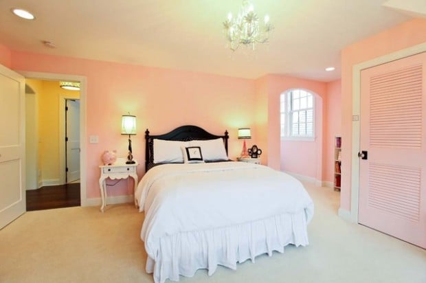22 Pink Bedroom Design Ideas for Little Ladies (15)