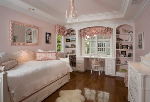 22 Pink Bedroom Design Ideas for Little Ladies (19)