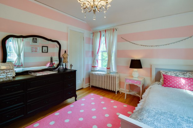 22 Pink Bedroom Design Ideas for Little Ladies (4)