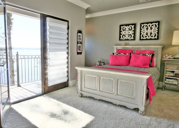 22 Pink Bedroom Design Ideas for Little Ladies (8)