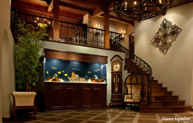 24 Original Ideas with Aquarium in Home Interior