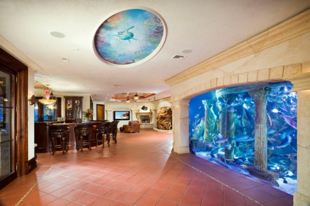 25 Original Ideas with Aquarium in Home Interior (14)