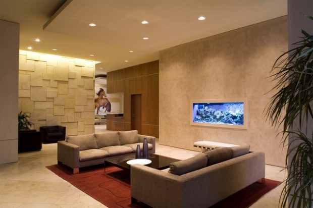 25 Original Ideas with Aquarium in Home Interior (19)