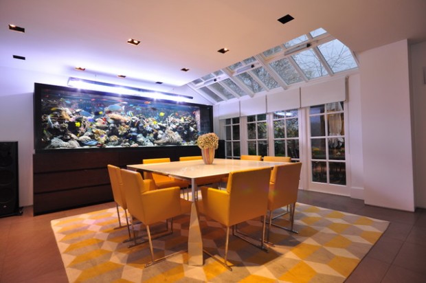 25 Original Ideas with Aquarium in Home Interior (2)