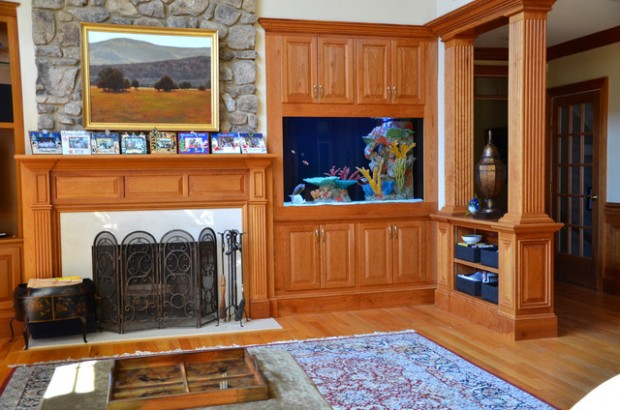 25 Original Ideas with Aquarium in Home Interior (23)