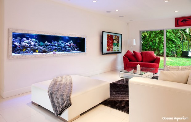 25 Original Ideas with Aquarium in Home Interior (3)