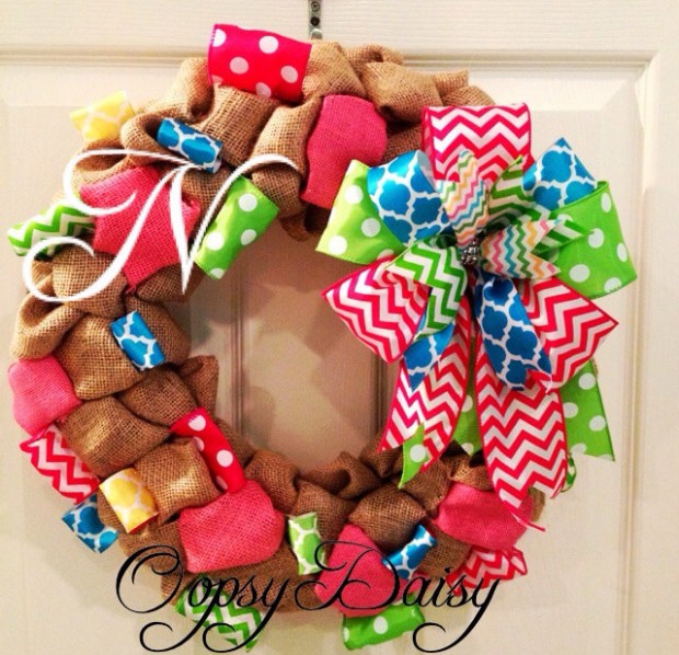16 Cute Handmade Easter Wreath Ideas (1)