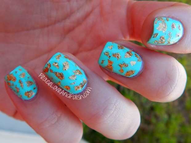 Source: www.peaceloveandpolish.com 17 Cute Nail Art Ideas for Spring (1)