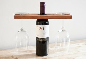 18 Elegant and Creative Handmade Wine Holders - wooden, wood, wine rack, wine, wall-mounted, wall, upcycled, unique, style, steel, stand, rustic, reclaimed, rack, pallet, mounted, modern, metal, industrial, holder, handmade, glass, bottle