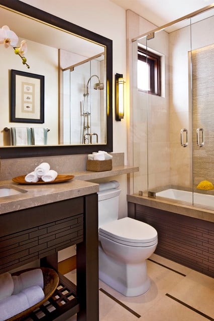 18 Functional Design Ideas for Small Bathrooms (16)