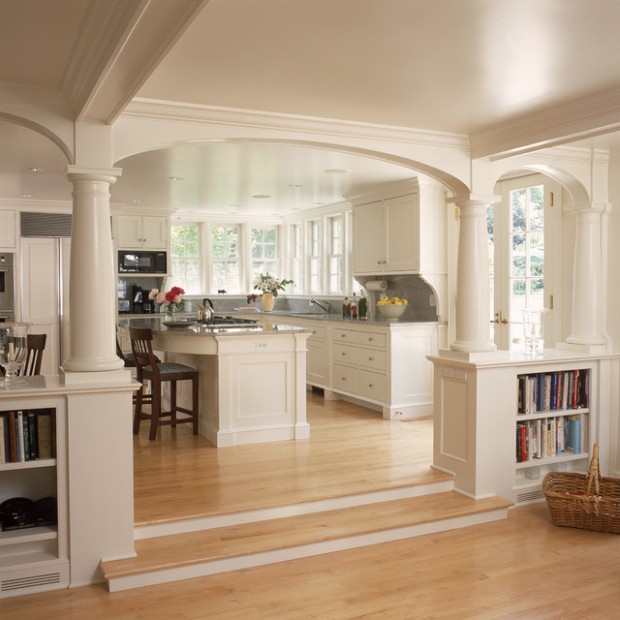 18 Gorgeous White Kitchen Design Ideas in Traditional Style (4)