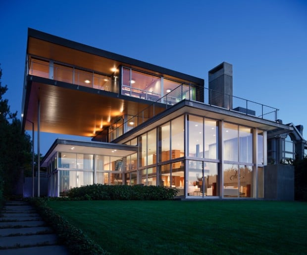 18 Modern Glass House Exterior Designs (4)