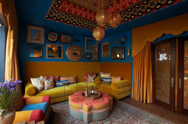 18 Modern Moroccan Style Living Room Design Ideas