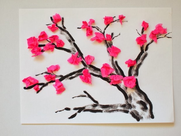 Source: www.pinkstripeysocks.com 19 Cute DIY Paper Flower Ideas to Celebrate Spring (2)