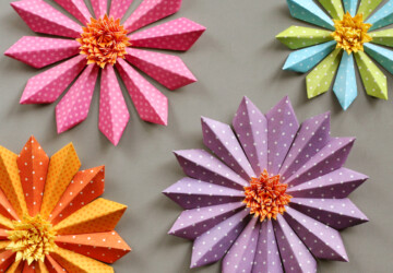 19 Cute DIY Paper Flower Ideas to Celebrate Spring - diy spring home decor, diy paper flowers, diy