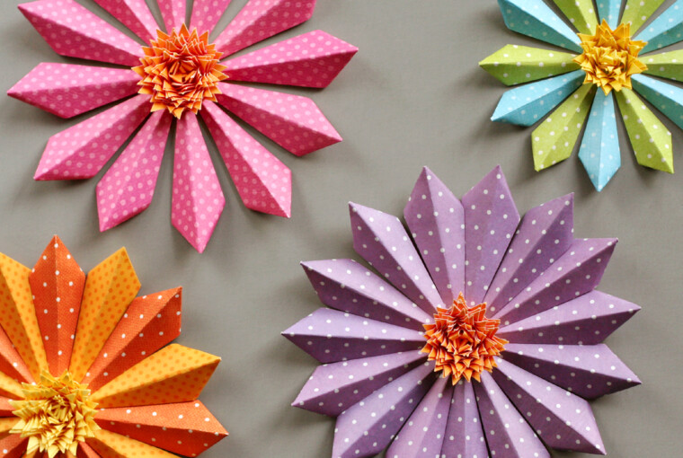 19 Cute DIY Paper Flower Ideas to Celebrate Spring - diy spring home decor, diy paper flowers, diy