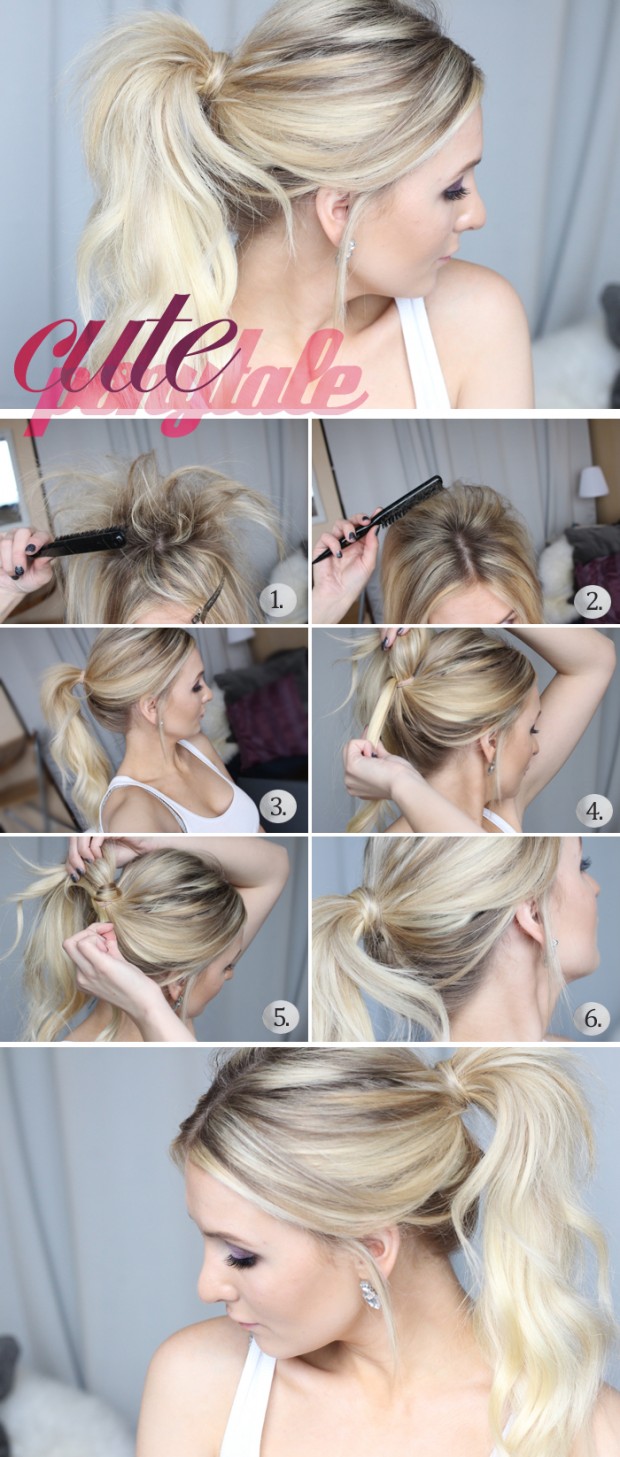 19 Cute and Easy Hairstyles that Can Be Done in 10 Minutes (8)