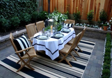 18 Amazing Outdoor Dining Room Design Ideas - outdoor table, outdoor dining room, outdoor decor, outdoor