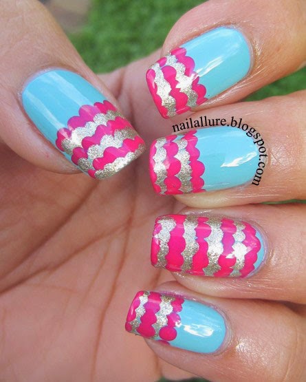 20 Cute and Funny Ruffle Nail Art Ideas (16)