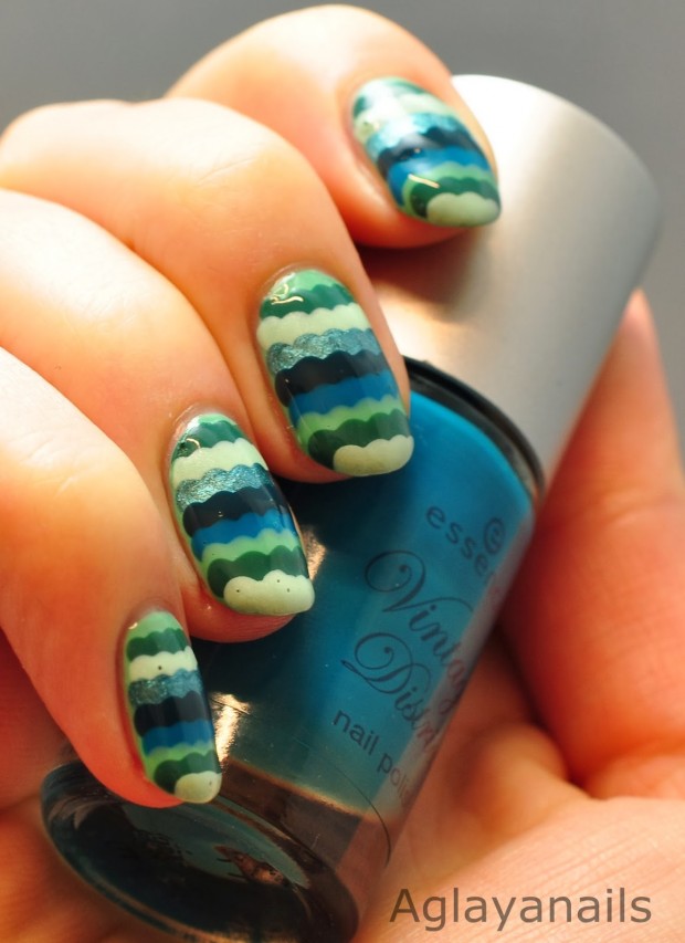 20 Cute and Funny Ruffle Nail Art Ideas (6)