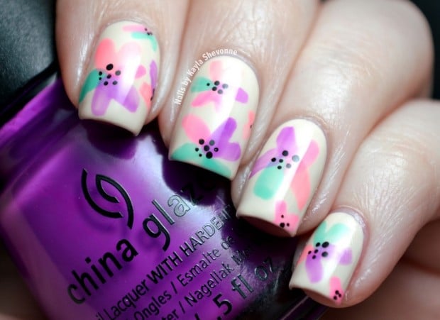 20 Cute and Trendy Nail Art Ideas for Spring (6)
