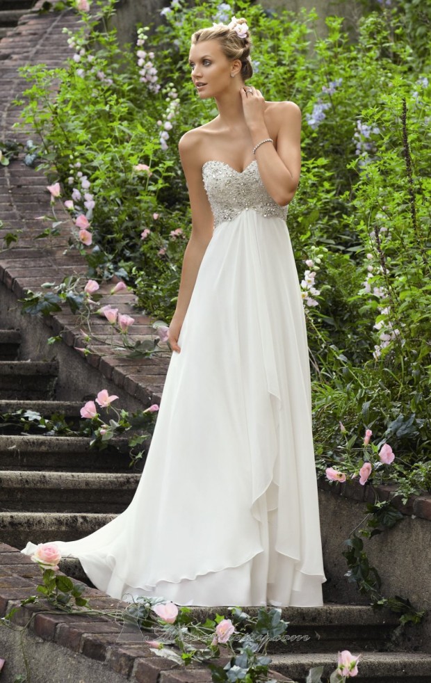 20 Elegant Strapless Wedding Dresses (9)