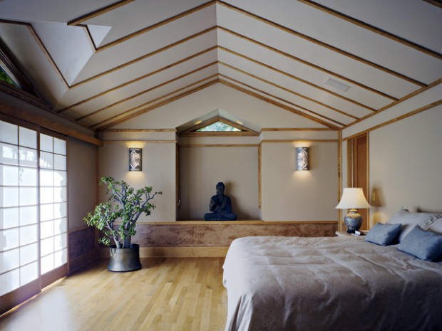 20 Zen Master Bedroom Design Ideas for Relaxing Ambience  (2)