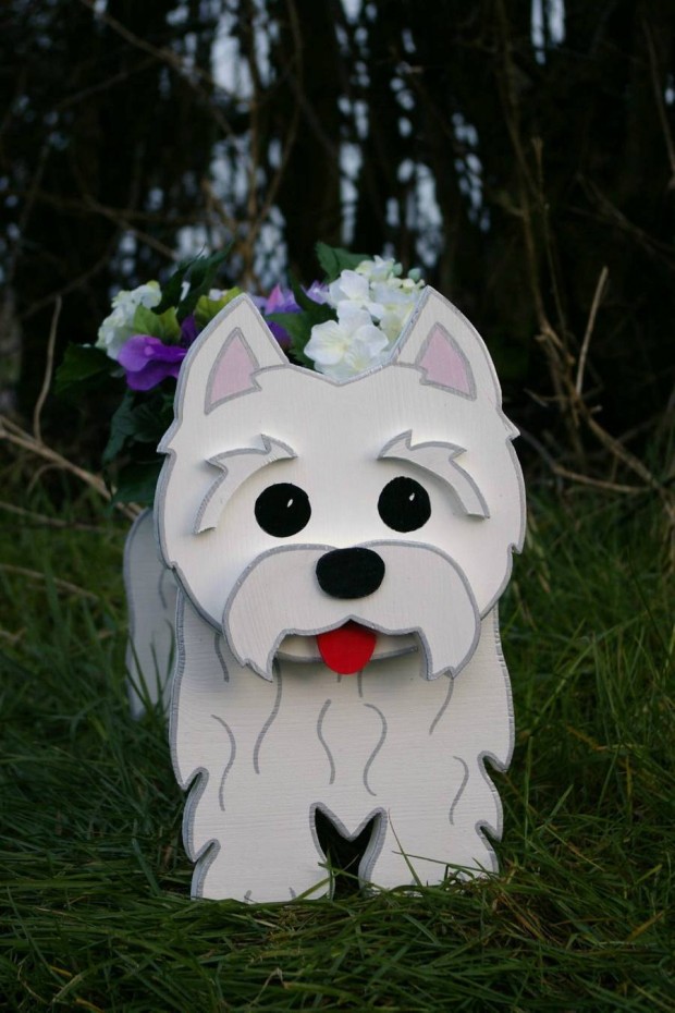 Buy it here: www.etsy.com 24 Outstandingly Cute DIY Canine Planters (1)