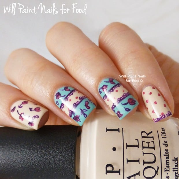 Collection of 23 Beautiful Floral Nail Art Ideas (10)