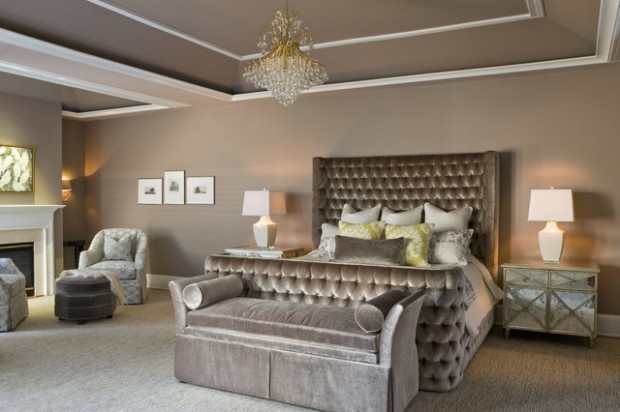 Glamorous Master Bedroom Design Ideas 7 620x412