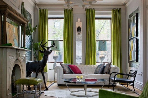 Green Details for Relaxing Interior Look (14)