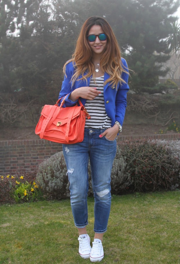 Source: theglamandglitter.com Sneakers for Trendy Chic Look 16 Sporty and Stylish Outfit Ideas (2)