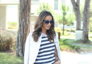 Stripes for Trendy Chic Look: 20 Stylish Outfit Ideas - stripes outfit ideas, Stripes, Outfit ideas