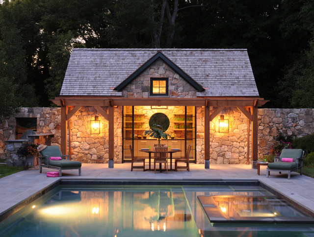 22 Fantastic Pool House Design Ideas - Poolside, pool house design, pool house, pool