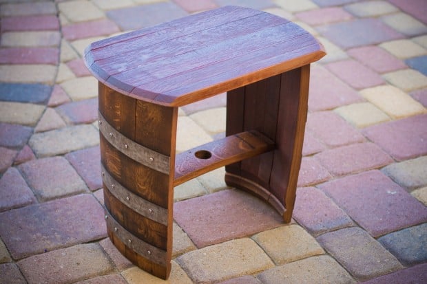 Buy it here: www.etsy.com 15 Cool DIY Projects From Recycled Wine Barrel Wood (2)
