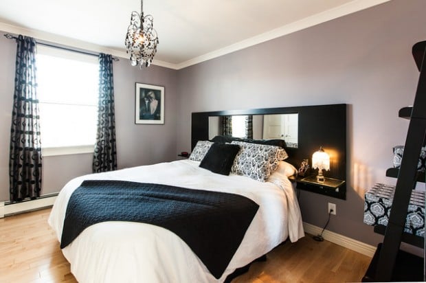 15 Elegant Black and White Bedroom Design Ideas (11)