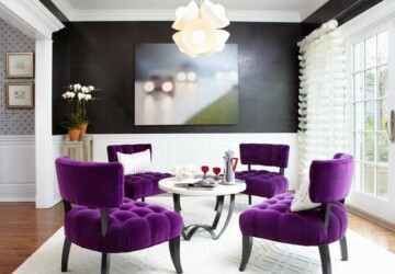 18 Amazing Interior Decor Ideas with Purple Details - purple interior decor, purple, Interior Decor