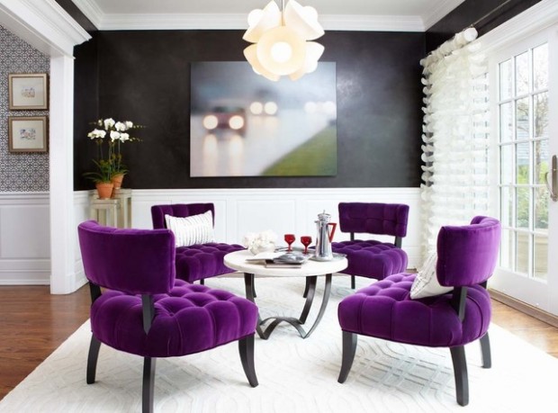 18 Amazing Interior Decor Ideas with Purple Details (12)