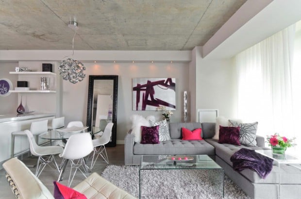 18 Amazing Interior Decor Ideas with Purple Details (17)