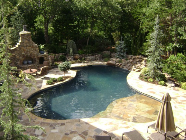 20 Divine Beach Entry Pool Design Ideas for Heaven in your Garden  (11)